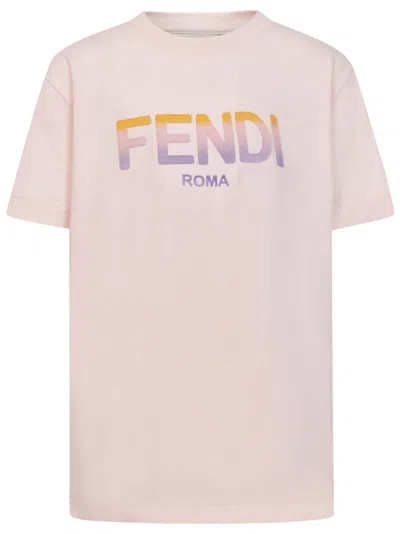 Fendi Kids T-shirt In Pink