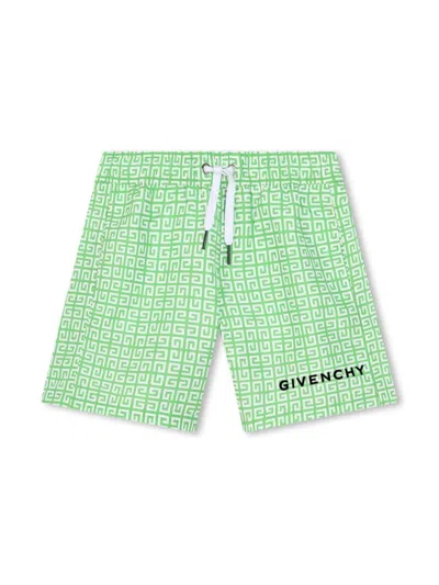 Givenchy Kids Swimsuit In White