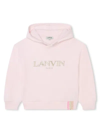 Lanvin Kids Sweatshirt In Pink
