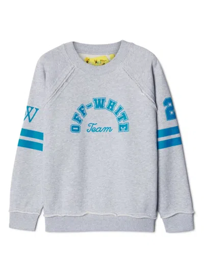 Off-white Kids Sweatshirt In Grey