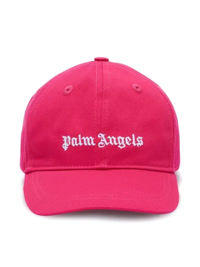 Palm Angels Kids Hat In Pink