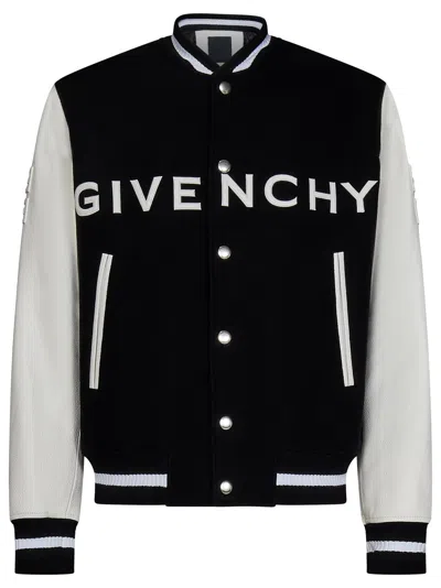 Givenchy Varisty Jacket In Navy