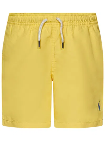Polo Ralph Lauren Kids Swimsuit In Yellow