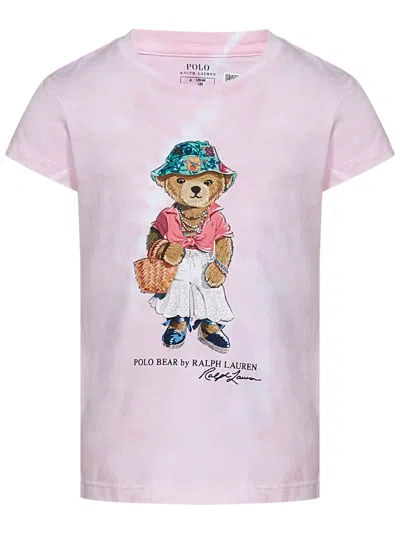Polo Ralph Lauren Kids T-shirt In Pink