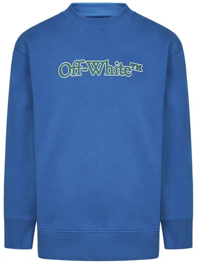 Off-white Kids Sweatshirt In Blue