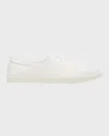 The Row Sam Canvas Low-top Sneakers In White