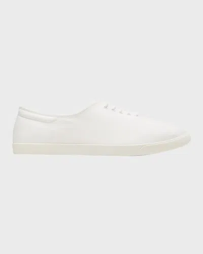 The Row Sam Canvas Low-top Sneakers In White | ModeSens