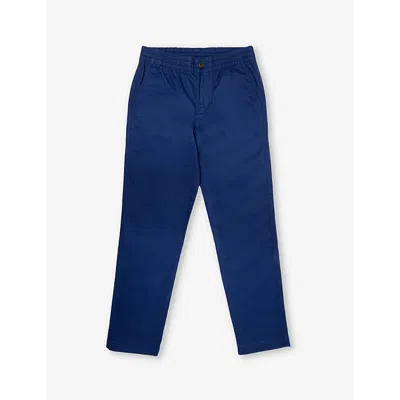 Polo Ralph Lauren Boys Navy Kids Boys' Prepster Logo-embroidered Stretch-cotton Trousers