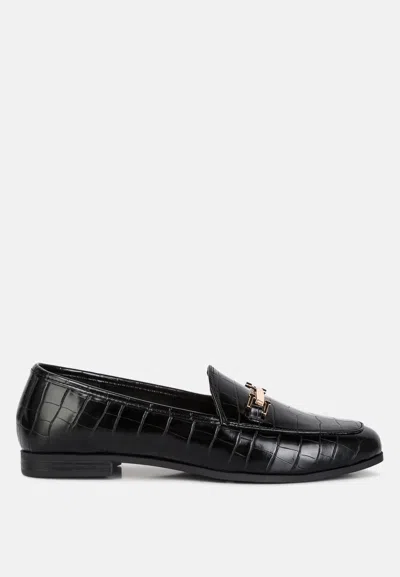 London Rag Deverell Street-smart Horsebit Embellished Loafers In Black