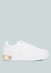 London Rag Welsh Panelling Detail Sneakers In White