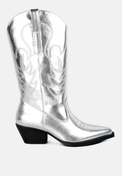 London Rag Ponsies Boot In Silver
