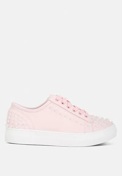 London Rag Pearly Sneakers In Pink