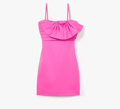 Kate Spade Claudia Bow Dress In Pink