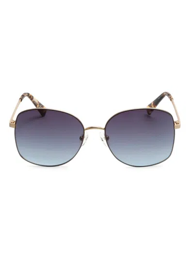 Kenneth Cole Women's 59mm Square Sunglasses In Blue Gold