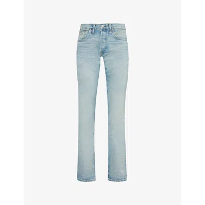 Rrl Straight-leg Mid-rise Slim-fit Jeans In Otisfield Wash