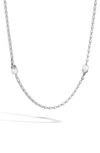 JOHN HARDY BAMBOO PEARL STATION NECKLACE,NB5991X36