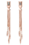 MONICA VINADER BAJA DECO FRINGE EARRINGS,RP-EA-ICFT-LAB