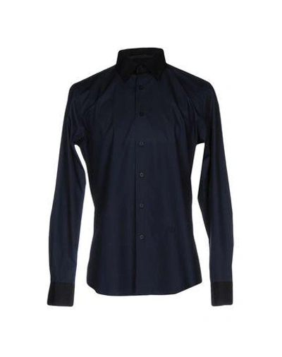 Givenchy Solid Colour Shirt In Dark Blue
