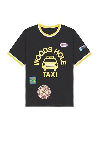 Bode Discount Taxi T-shirt In Black Multi