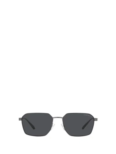 Emporio Armani Sunglasses In Matte Gunmetal