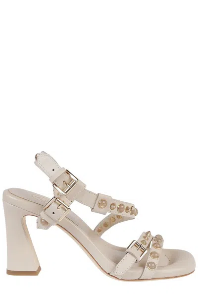 Ash Lennox Sandals In Shell/ariel Gold