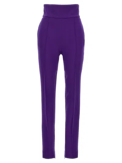 Alexandre Vauthier Tailored Trousers In Purple