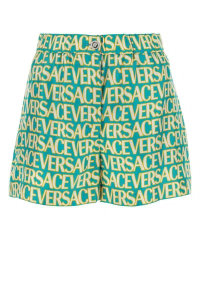 Versace Shorts In Printed