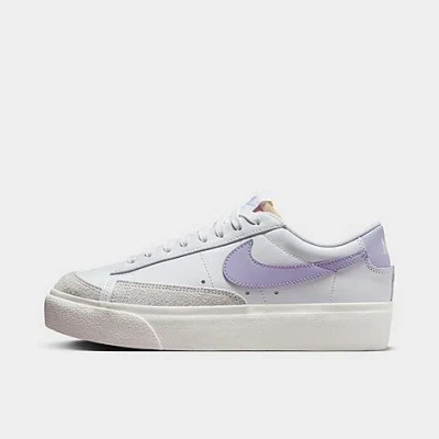 Nike Blazer Low Platform Sneakers Women In Lilacs