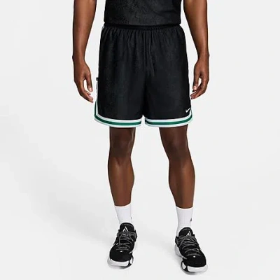 Nike Men's Giannis 6" Dri-fit Dna Basketball Shorts In Black/blue Tint/white