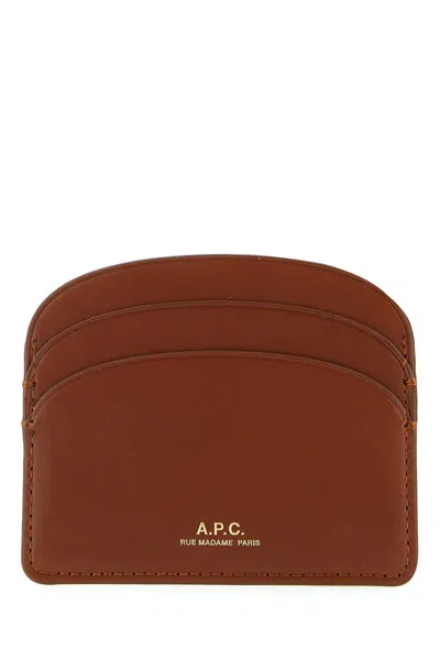Apc A.p.c. Wallets In Brown