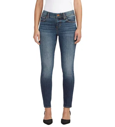 Jag Mid Rise Maya Skinny Jeans In Night Flight Blue In Multi