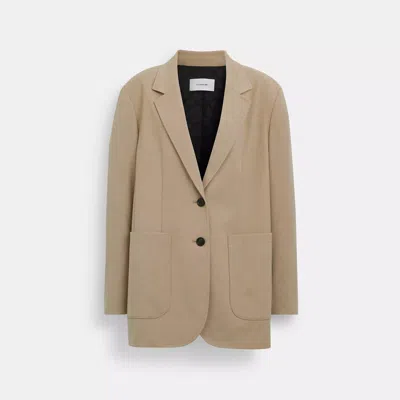 Coach Outlet Blazer In Tea