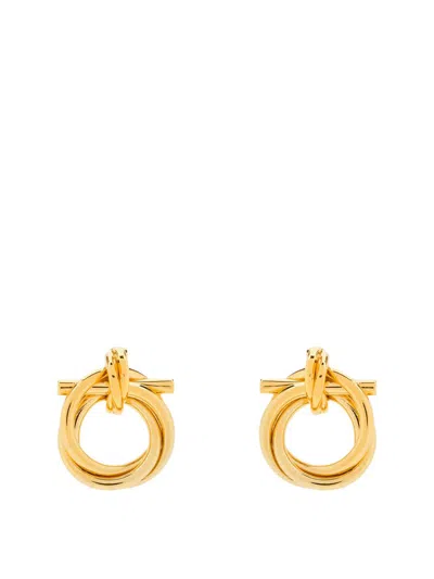 Ferragamo Earrings In Gold