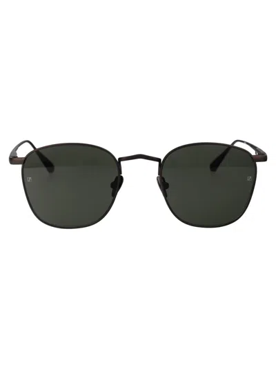 Linda Farrow Sunglasses In Mattnickel/grey