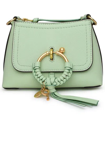 See By Chloé Joan Mini Leather Bag In Cement Beige