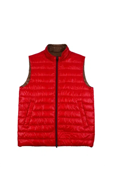 Herno Gilet In Red