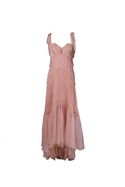 Maria Lucia Hohan Long Dress In Pink