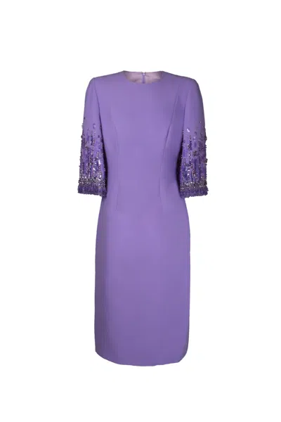 Jenny Packham Dress In Purple