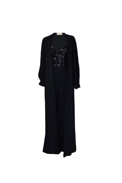 Elie Saab Whole Dress In Black
