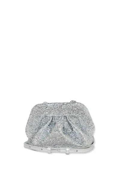 Themoirè Handbag In Silver