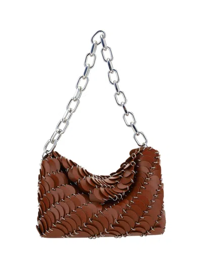 Paco Rabanne Shoulder Bag In Brown