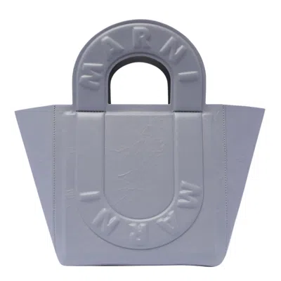 Marni Sweedy Small Tote Bag In Grey