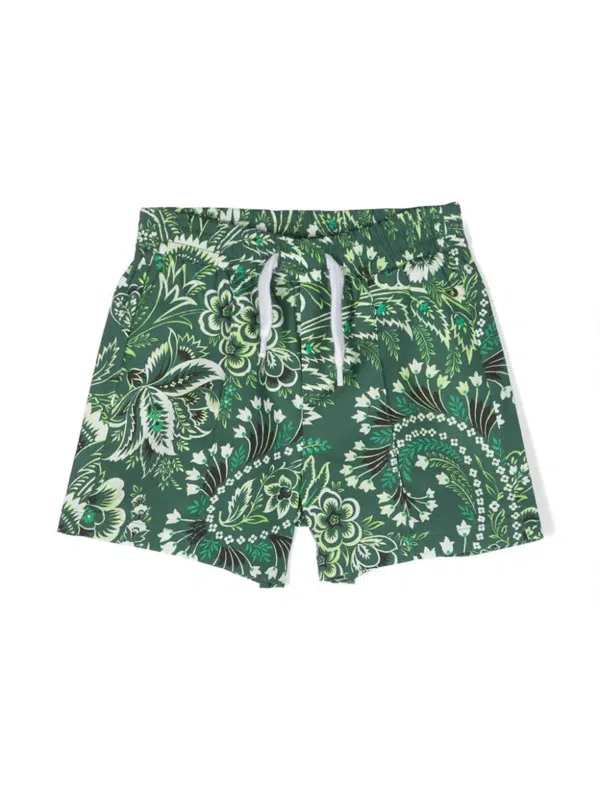 ETRO KIDS x Trolls floral-print shorts - White