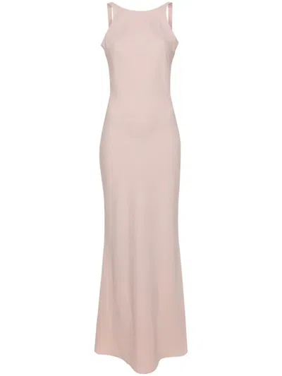 Drhope Sleeveless Crepe Maxi Dress In Pink