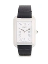 FENDI STAINLESS STEEL & LEATHER-STRAP WATCH,0400095528617
