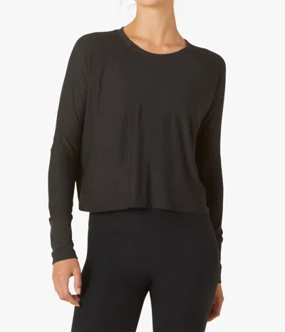 Beyond Yoga Featherweight Daydreamer Pullover In Black