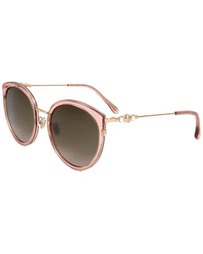 Jimmy Choo Women's Sussie 56mm Polarized Sunglasses In Gold
