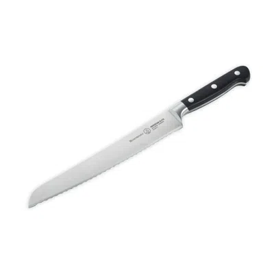 Messermeister Meridian Elite 9-inch Scalloped Bread Knife In Black