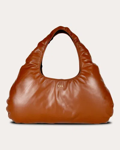 W 78 St Women's Large Nappa Lambskin Cloud Bag In Brown
