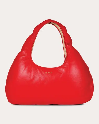 W 78 St Women's Medium Nappa Lambskin Cloud Bag In Red